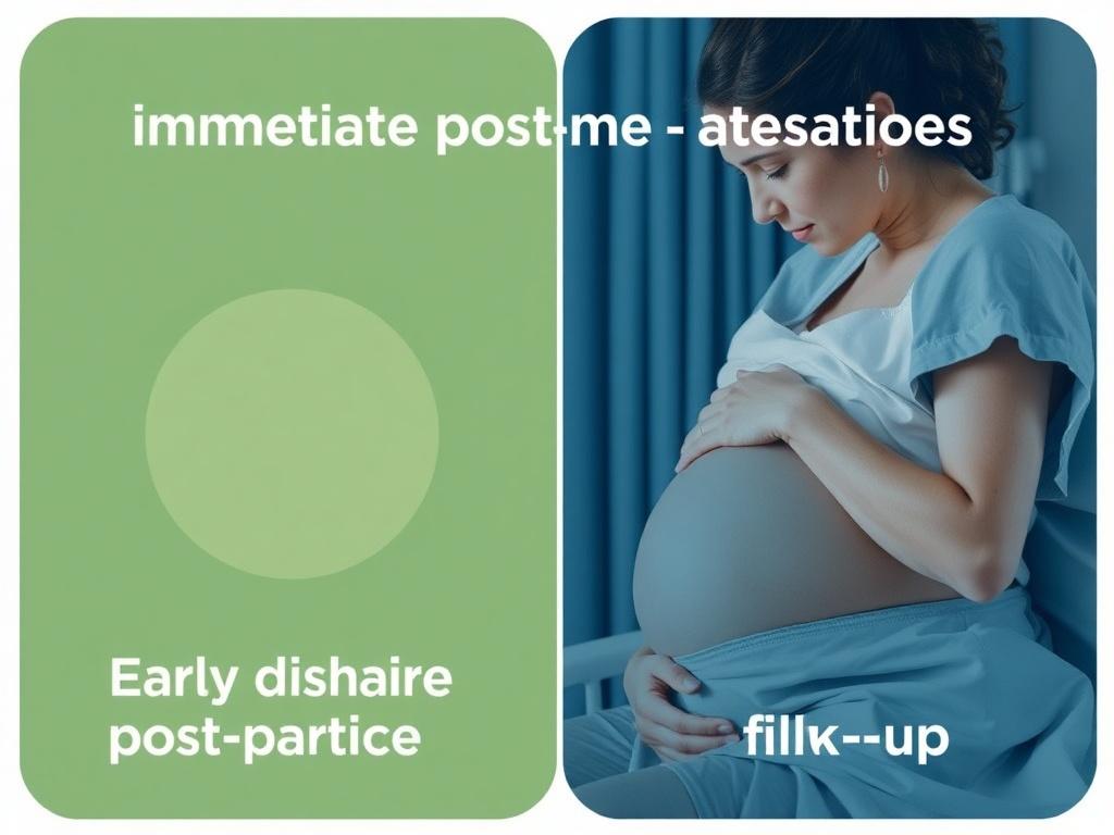     Les suites de couches immédiates. sortie précoce et suivi à domicile