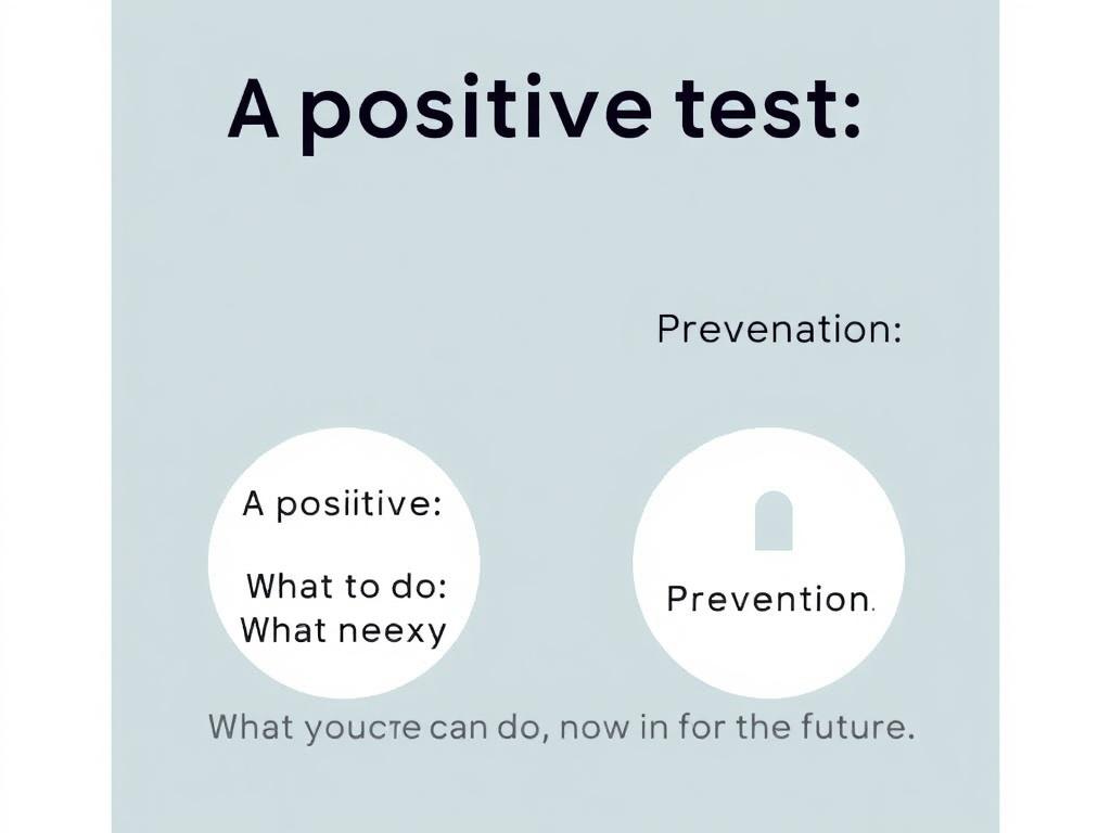 Ein positiver Test: Was nun zu tun ist. Prävention: Was Sie jetzt für die Zukunft tun können