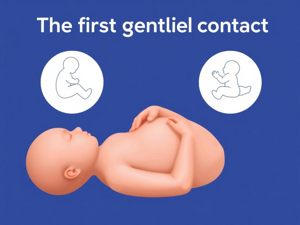 Kindsbewegungen: Der erste zarte Kontakt. Abschließend: Wie Sie das Vertrauen in die Körpersprache stärken