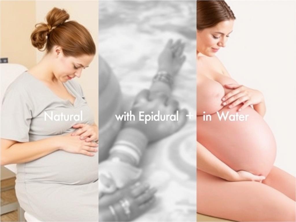     Les différentes méthodes d'accouchement (naturel, avec péridurale, dans l'eau). Accouchement avec péridurale