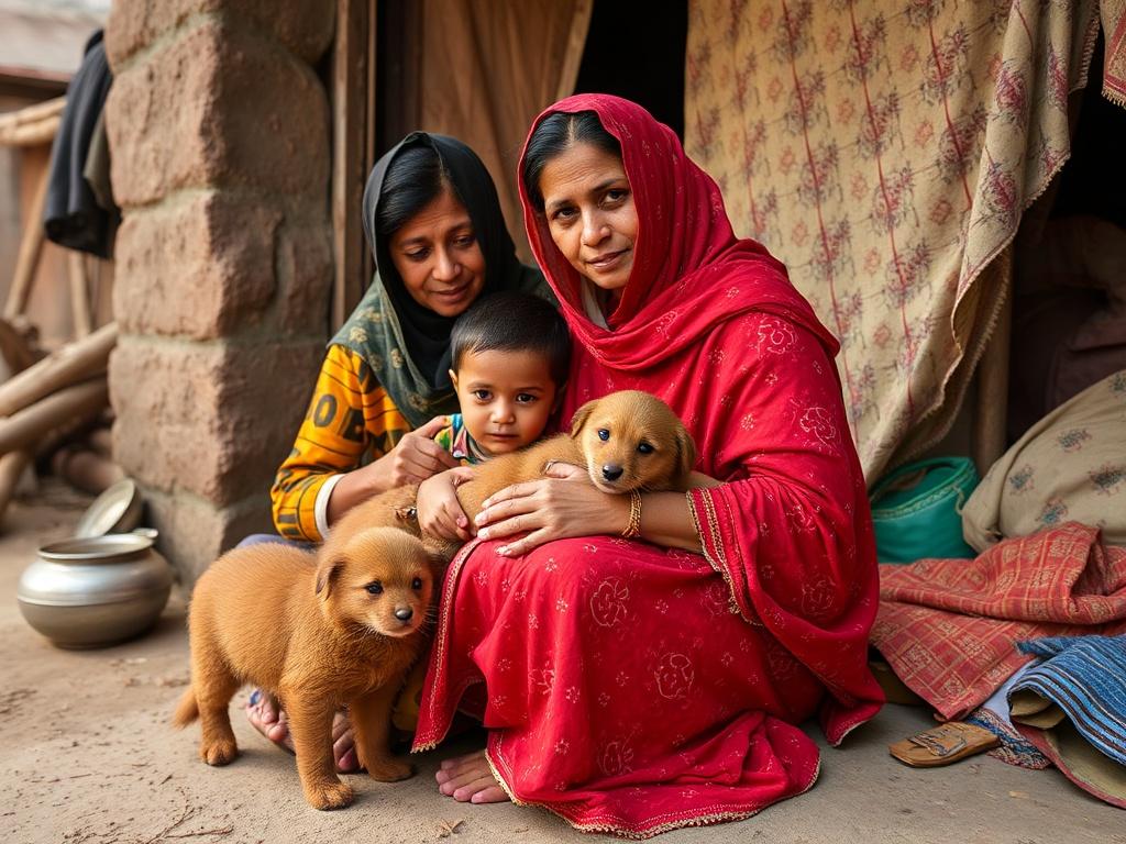     Le retour à la maison : les premiers jours. Prendre soin des enfants et des animaux