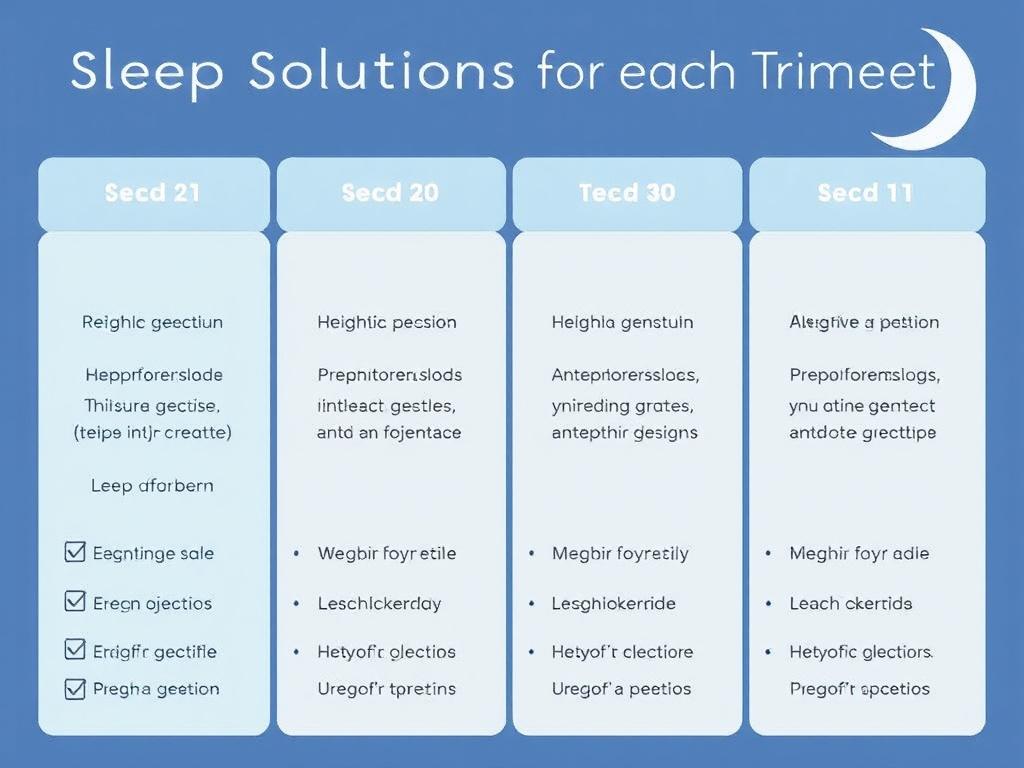     Sleep Solutions for Each Trimester. Quick sleep hygiene checklist