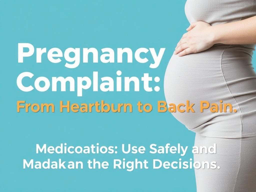 Schwangerschaftsbeschwerden: Von Sodbrennen bis Rückenschmerz. Medikamente: sicher anwenden und richtig entscheiden