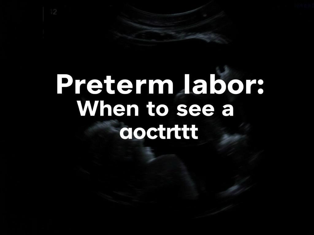 Vorzeitige Wehen: Wann zum Arzt?. Wann wird versucht, die Wehen zu hemmen?