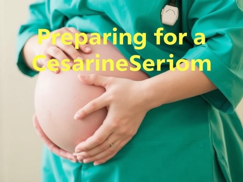     Preparing for a Cesarean Section (C-Section). Quick checklist to prepare before surgery