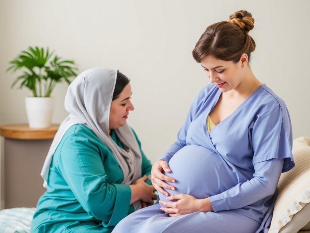     Le rôle de la sage-femme pendant l'accouchement. Présence pendant le travail : posture et rôles