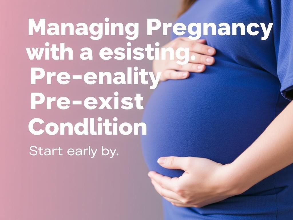     Managing Pregnancy with a Pre-existing Condition. Start early: why preconception planning matters