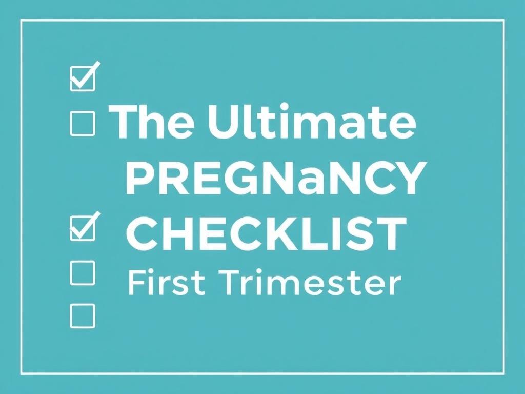     The Ultimate Pregnancy Checklist: First Trimester. Communication and setting boundaries